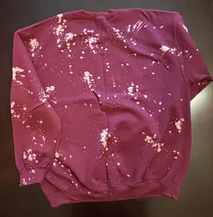 Boutique 🍷I'VE GOT FRIENDS IN LOW PLACES🍷- Southern Bliss Bleached Wine Sweatshirt - Size L thumbnail 2