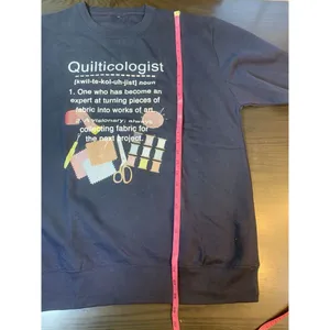 Quilticologist Sweatshirt Womens‎ Large Quilter Granny Cottagecore Comfy thumbnail 9