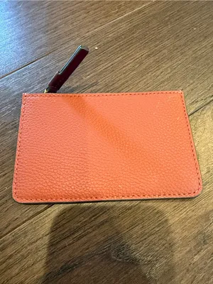Tory Burch Colorblock Leather Zip Card Holder - C4-077 thumbnail 2