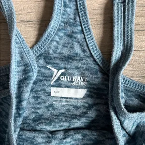 Old Navy Heathered Blue Women's Tank Top thumbnail 2