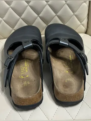 Birkenstock Papillio textured clogs in gunmetal silver size 36 or 5/5.5 women thumbnail 12