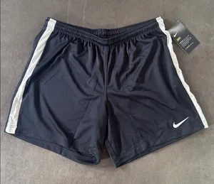 Women’s Nike Dri-Fit Sport Shorts Black Drawstring Waist 725956-010 Size L NWT thumbnail 1