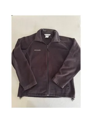 Columbia Benton Springs Fleece Jacket Womens Large Black Full‎ Zip XL6511 thumbnail 3