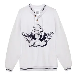 Boys Lie Navy Cherub University Henley Crewneck thumbnail 1
