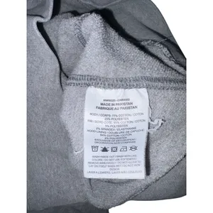Nike Sportswear Women's Small Grey Pullover Hoodie Embroidered Logo Fleece thumbnail 3
