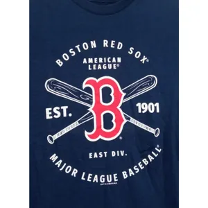 Soft As A Grape Women's T- Shirt Boston Red Sox Short Sleeve Blue Size Small thumbnail 5