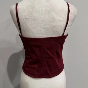 Tiger Mist Corset Top with Lace Trim thumbnail 3