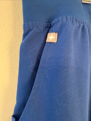 Figs Royal Blue Jogger Pants with Red Drawstring XXXL tall thumbnail 2