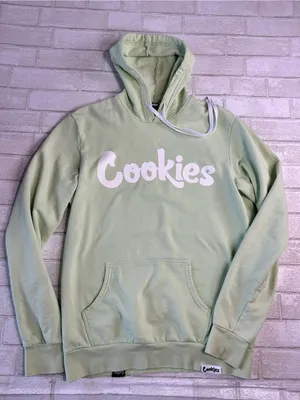 Cookies Mint Green Hoodie Size Medium Streetwear thumbnail 1