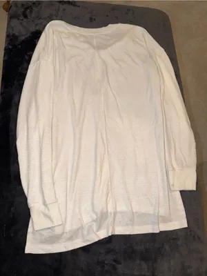 Abercrombie & Fitch Soft A&F Long-Sleeve Cozy Lounge Knit Oversized Henley Top thumbnail 3