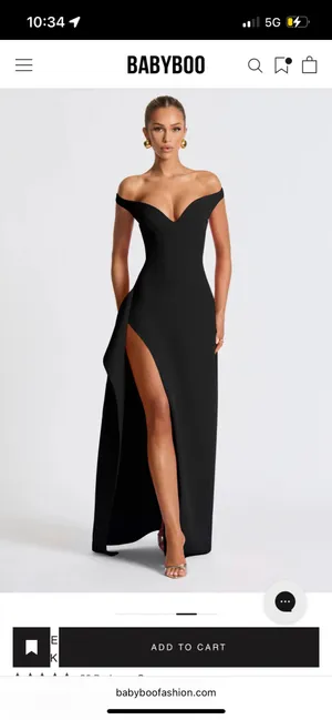 Babyboo Black Maxi Dress thumbnail 6