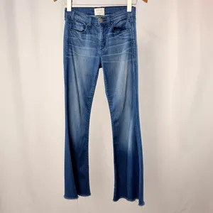 McGuire Majorelle Low Rise Flare Jeans in Revel‎ Revel Blue Size 24 thumbnail 3