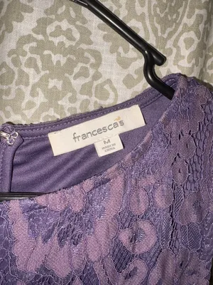 Francesca's Purple Dress thumbnail 3