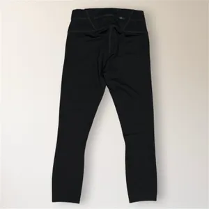Athleta Sonar Capri Leggings XXS Black White Striped Yoga Running‎ Athletic thumbnail 3