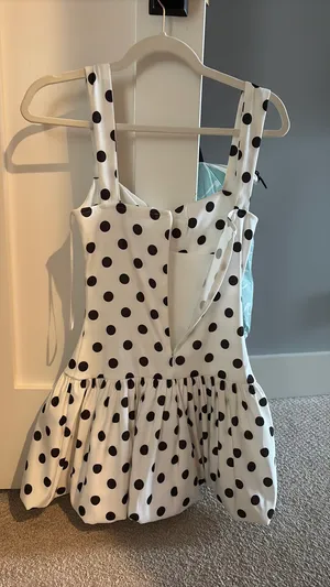 ZARA Polka Dot Mini Dress thumbnail 2