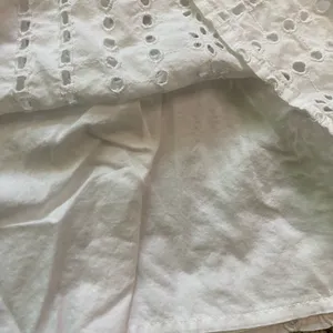 J. Crew White Eyelet Cotton Long Sleeve Tie Back Blouse thumbnail 7