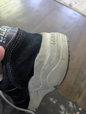 Golden Goose Deluxe Brand Running Sole In Black Nappa And Suede Sneakers thumbnail 12