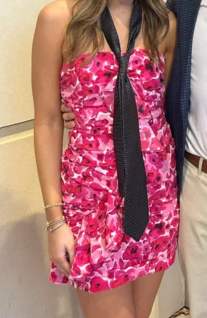 Revolve Pink Floral Mini Dress thumbnail 3