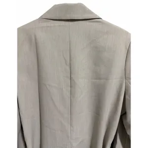 Abercrombie & Fitch Belted Blazer Tan Greige Mini Dress‎ Women's Size Large Tall thumbnail 4