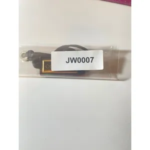 Jimmy Choo Bag Charm Black Leather Gold Logo Tag thumbnail 6
