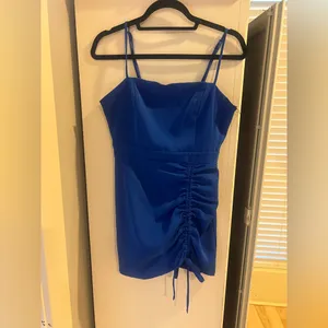 NWT Superdown Fabiana Blue Mini Dress thumbnail 3