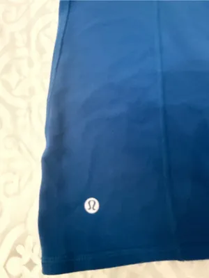 lululemon athletica Royal Blue Tank with White Braided Straps thumbnail 3