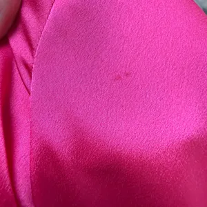 Milly Stella Satin Red Pink Colorblock Tie Waist Long Sleeve V-Neck Mini Dress 4 thumbnail 7