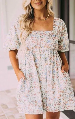 These Three Boutique Floral Easter Dress thumbnail 1