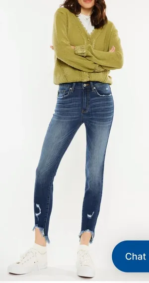 KanCan High Rise Ankle Skinny Jeans thumbnail 1