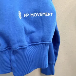 FP Movement Women's Undefeated Hoodie‎ Sweatshirt Size XS Blue Cropped thumbnail 9