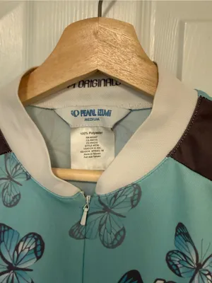 EUC Vintage Pearl Izumi Women's Sleeveless Butterfly Graphic Cycling Jersey thumbnail 2