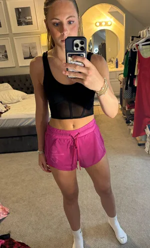 Alo shorts Pink Size XS thumbnail 1