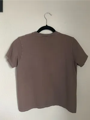 Brandy Melville John Galt New York Graphic T Shirt Tee One Size Brown thumbnail 6