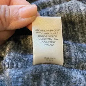 Nicole Miller New York‎ Womens Space Dye Marl Sweatshirt Grey Black Medium thumbnail 6