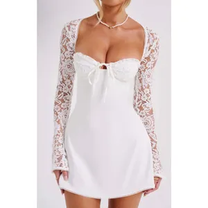 Babyboo JACINTA MINI DRESS - IVORY White Lace Size NEW XS thumbnail 3