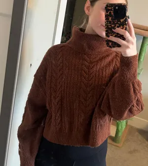 Brown Turtleneck Sweater thumbnail 1