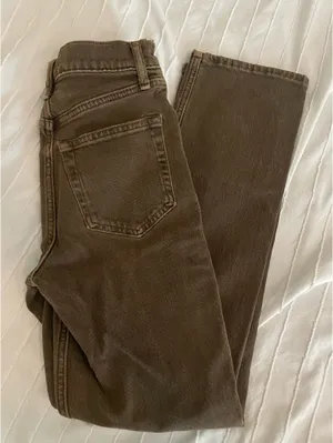 Abercrombie & Fitch Brown 90s High-rise Jeans thumbnail 3