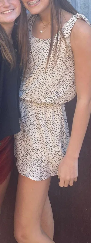 Boutique Romper Tan thumbnail 1