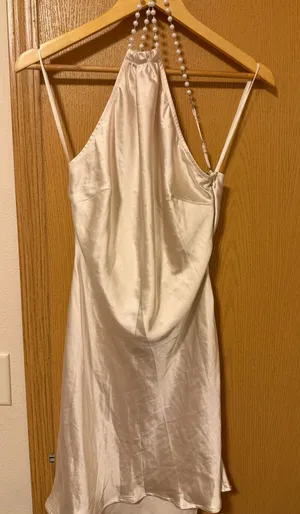 Selfie Leslie Champagne dress thumbnail 1
