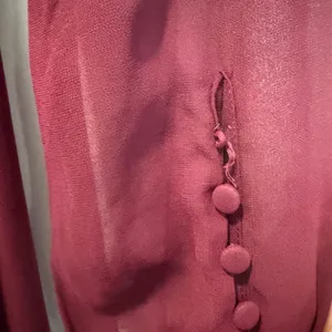Lulus My Whole Heart Long Sleeve Wrap Dress Women's Small Burgundy Maxi thumbnail 7