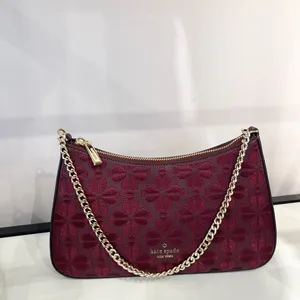 Kate Spade Spade Flower Embroidered Medium Convertible Crossbody #KL955 thumbnail 3