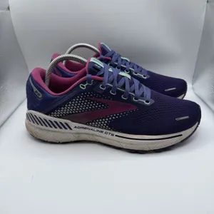 Brooks Adrenaline GTS 22 Womens Running Shoes Size 9 Purple Pink Support Casual thumbnail 2