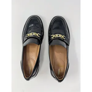 Sam Edelman Womens Shoes Black Leather Christy Loafer Buckle Slip On US 11 M thumbnail 7