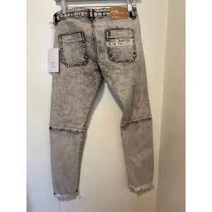 NWT One Teaspoon Sz 26 Harley Super Dupers Acid Wash Button Fly Skinny Jeans thumbnail 5