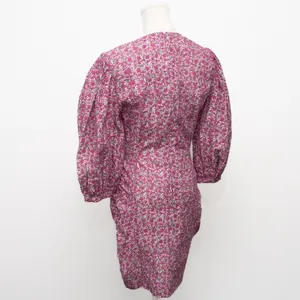 Maje‎ Floral Embroidered Puff Sleeve Dress thumbnail 12