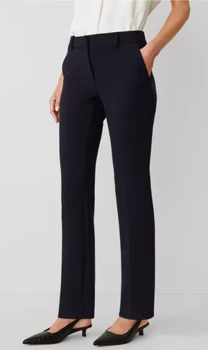 NWT ann taylor The Petite Sophia Pant in atlantic navy. Size 14P thumbnail 3