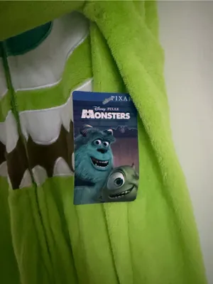Disney Pixar Monsters Inc Mike Wazowski Onesie Pajama Cosplay Size M NEW thumbnail 5