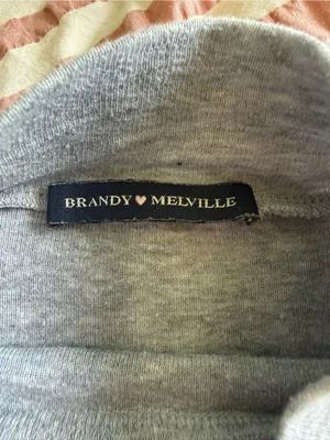Brandy Melville gray mock neck thumbnail 3