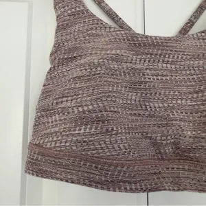 Lululemon Energy Bra in Arrow Jacquard Antique Bark Copper Coil sports Strappy thumbnail 5