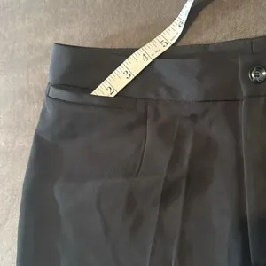 Women’s Black 2 Piece Pant Suit One Button Formal Office Wedding Size L NWT thumbnail 16